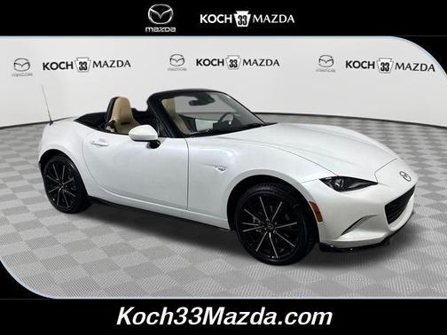 Snowflake White Pearl 2026 Mazda MX-5 Miata Grand Touring