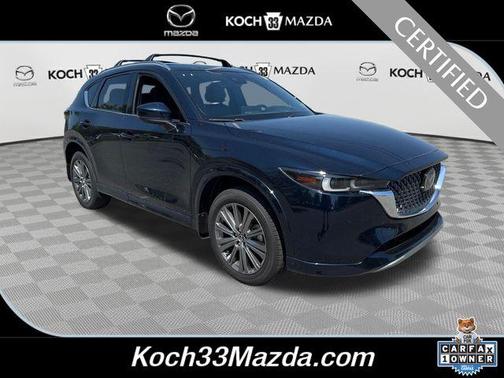 Deep Crystal Blue Mica 2025 Mazda CX-5 2.5 Turbo Signature