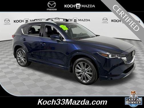 Deep Crystal Blue Mica 2025 Mazda CX-5 2.5 Turbo Signature