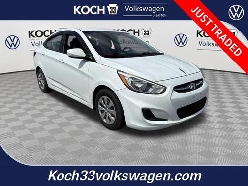 Century White 2015 Hyundai Accent GLS