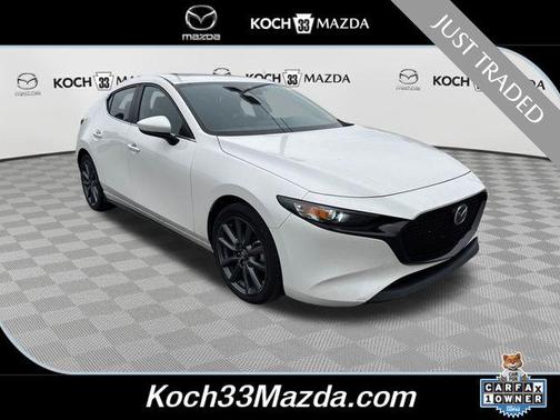 Snowflake White Pearl 2022 Mazda Mazda3 FWD w/Preferred Package