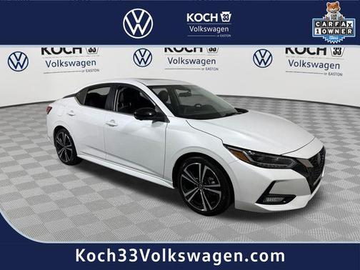 Aspen White 2022 Nissan Sentra SR