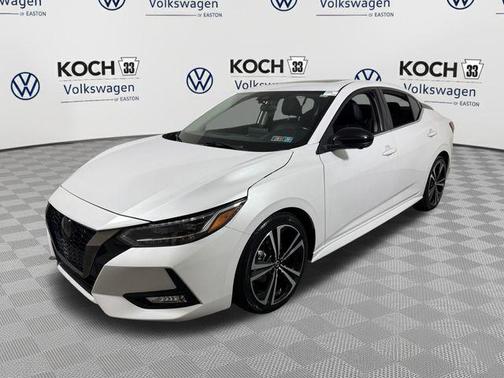 Aspen White 2022 Nissan Sentra SR