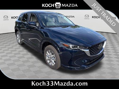 Deep Crystal Blue Mica 2025 Mazda CX-5 2.5 S Preferred Package