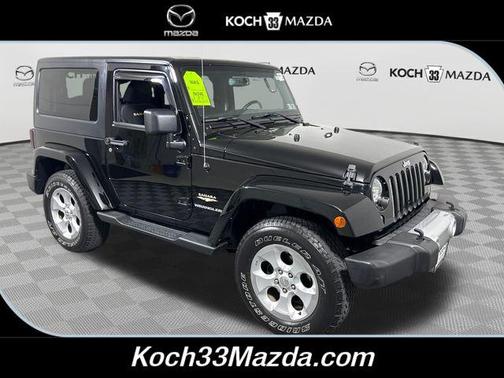 Black Clearcoat 2015 Jeep Wrangler Sahara