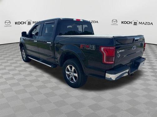 Shadow Black 2016 Ford F-150 Lariat