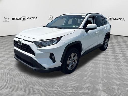 Super White 2021 Toyota RAV4 XLE