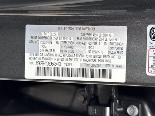 Machine Gray Metallic 2025 Mazda CX-5 2.5 Turbo Signature