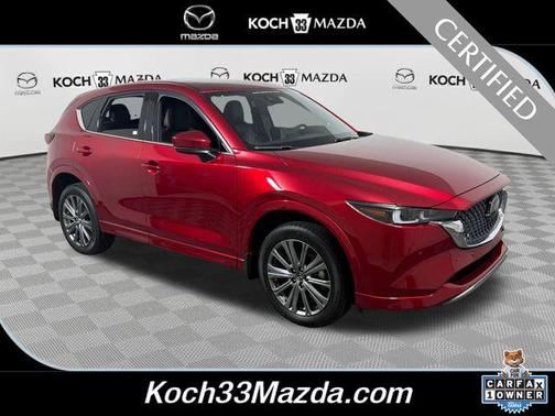 Soul Red Crystal Metallic 2025 Mazda CX-5 2.5 Turbo Signature
