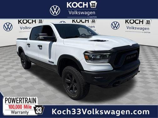 Bright White Clearcoat 2021 RAM 1500 Rebel