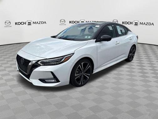 White 2021 Nissan Sentra SR