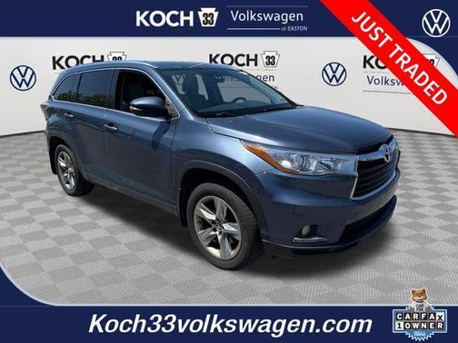 Shoreline Mist 2016 Toyota Highlander Limited