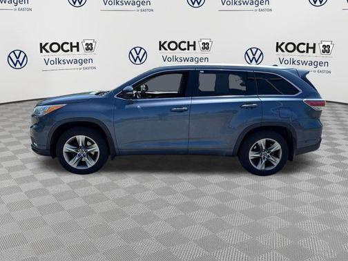 Shoreline Mist 2016 Toyota Highlander Limited