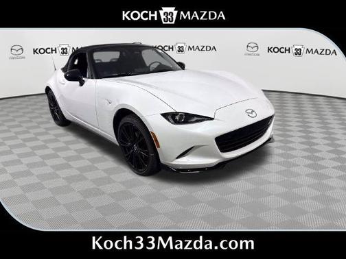 Snowflake White Pearl 2026 Mazda MX-5 Miata Club Convertible