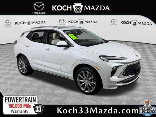 White Frost Tri-Coat 2024 Buick Encore GX Avenir