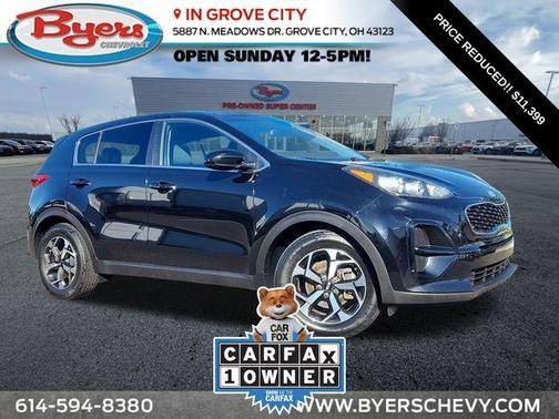 Black Cherry Pearl 2022 Kia Sportage LX