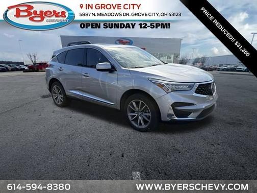 Silver 2021 Acura RDX Technology Package