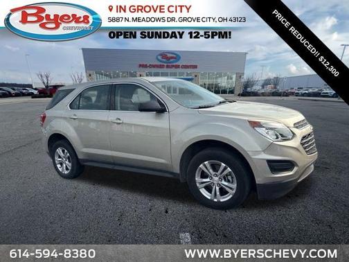 Champagne Silver 2016 Chevrolet Equinox LS