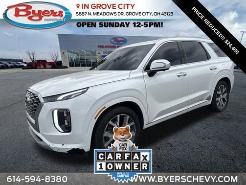White 2022 Hyundai PALISADE Limited