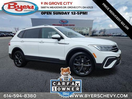 White 2022 Volkswagen Tiguan 2.0T SE