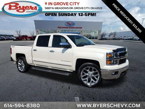 WHITE DIAMOND TRICOAT 2014 Chevrolet Silverado 1500 LTZ