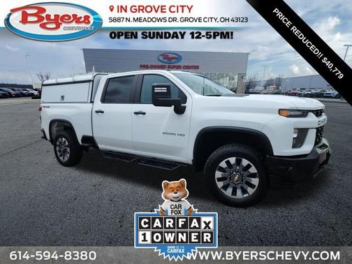 Summit White 2023 Chevrolet Silverado 2500 Custom