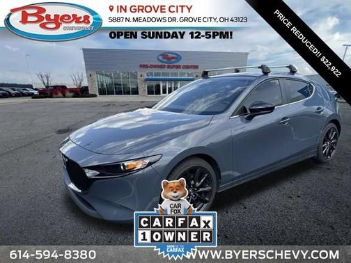 Gray 2023 Mazda Mazda3 2.5 S Carbon Edition