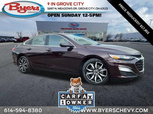 BLACK CHERRY METALLIC 2021 Chevrolet Malibu RS