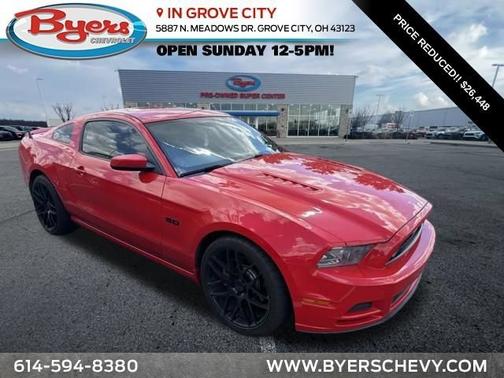 Red 2014 Ford Mustang GT Premium