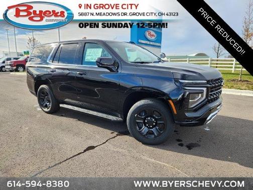Black 2025 Chevrolet Tahoe Police