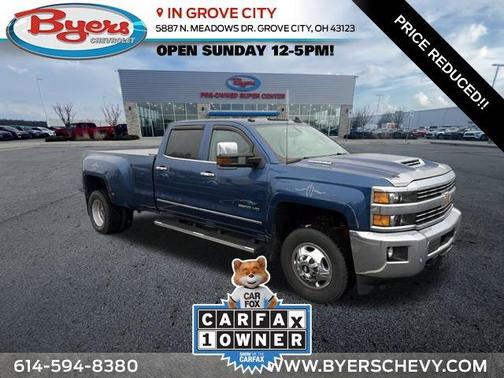 Deep Ocean Blue Metallic 2017 Chevrolet Silverado 3500 LTZ