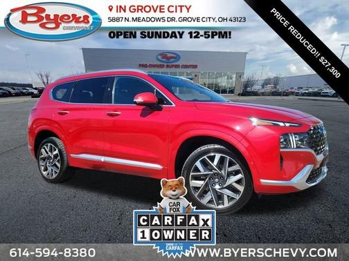 Red 2022 Hyundai SANTA FE Calligraphy