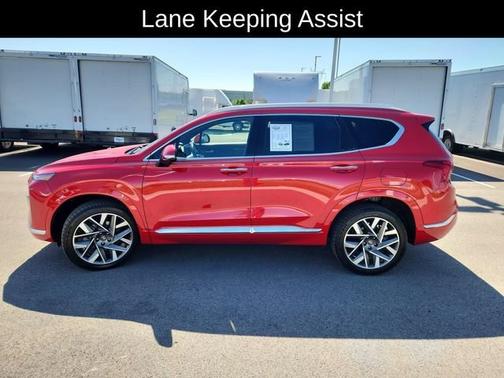Red 2022 Hyundai SANTA FE Calligraphy