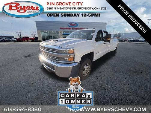 Summit White 2018 Chevrolet Silverado 3500 WT