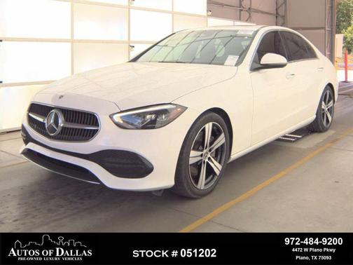 White 2022 Mercedes-Benz C-Class Sedan