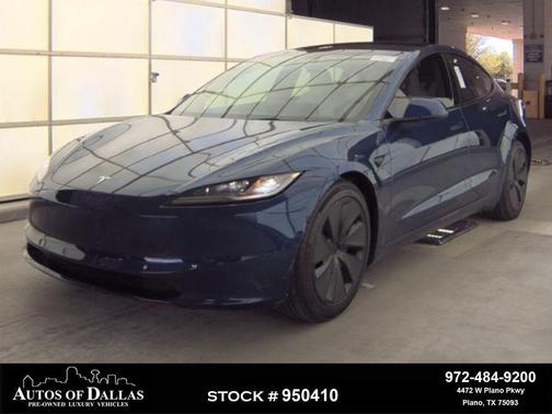 Deep Blue Metallic 2025 Tesla Model 3 Long Range