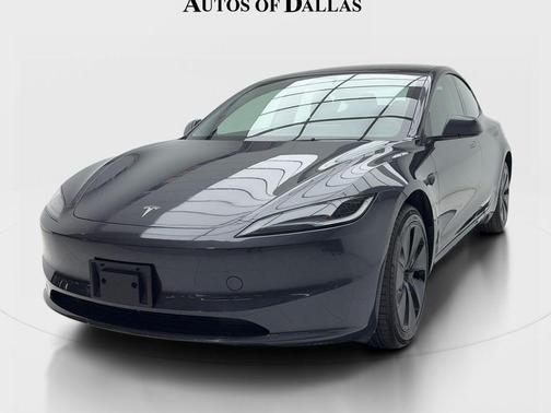 Stealth Grey 2025 Tesla Model 3 Long Range