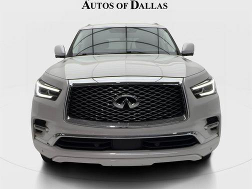 Moonstone White 2021 INFINITI QX80 Luxe