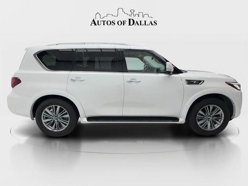 Moonstone White 2021 INFINITI QX80 Luxe