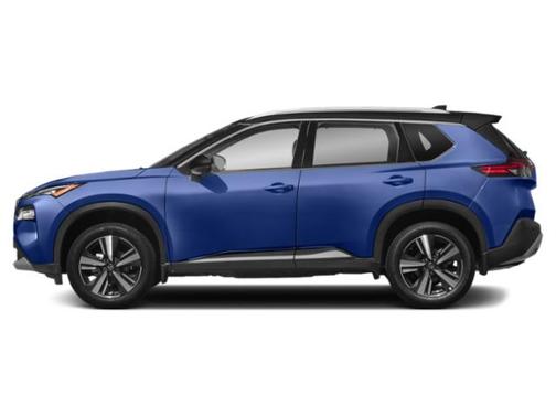 Caspian Blue Metallic/Super Black 2021 Nissan Rogue SL