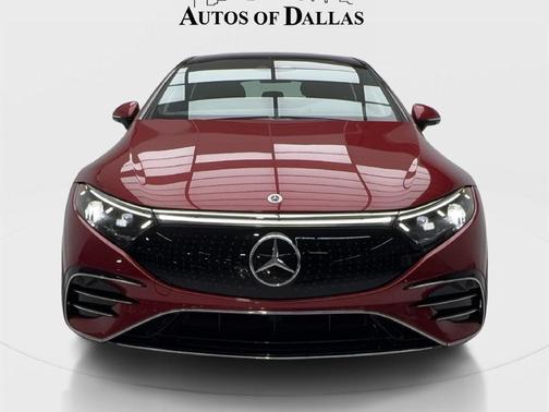 Red 2023 Mercedes-Benz EQS 580 4MATIC