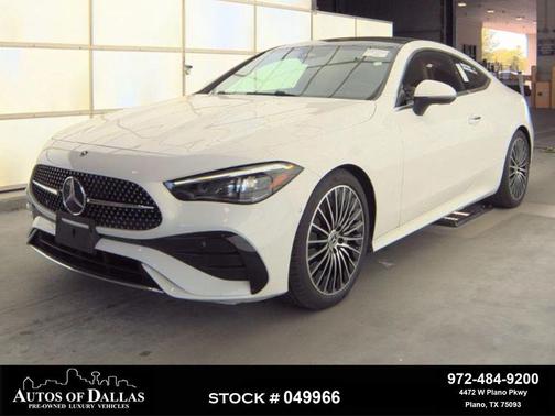 White 2025 Mercedes-Benz CLE 300 4MATIC Coupe