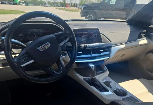 Crystal White Tricoat 2021 Cadillac CT4 Premium Luxury