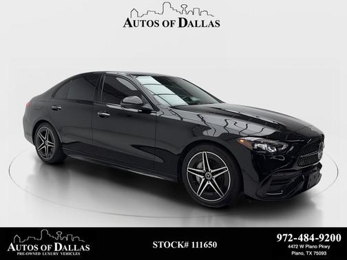 Black 2023 Mercedes-Benz C-Class Sedan