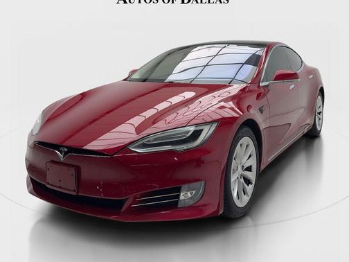 Red Multi-Coat 2017 Tesla Model S 75