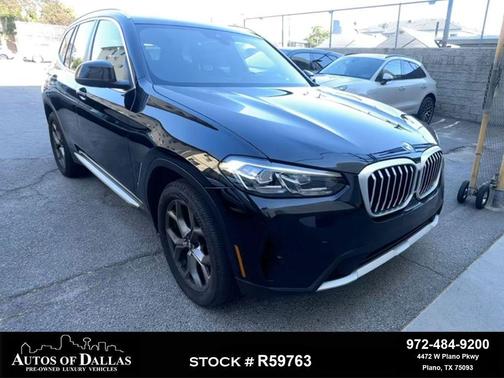 Jet Black 2023 BMW X3 sDrive30i