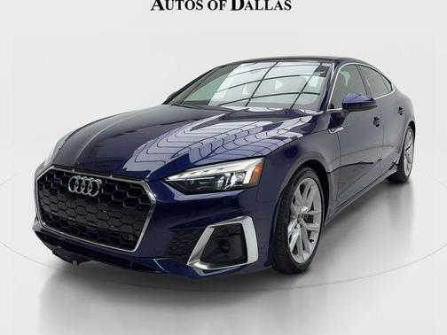Navarra Blue Metallic 2023 Audi A5 Sportback 45 S Line Premium