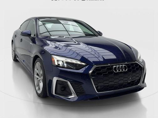 Navarra Blue Metallic 2023 Audi A5 Sportback 45 S Line Premium