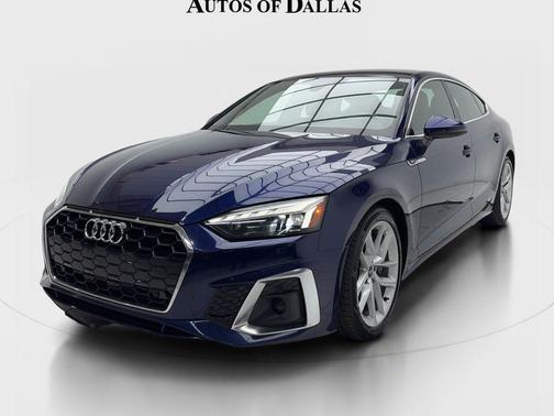 Navarra Blue Metallic 2023 Audi A5 Sportback 45 S Line Premium