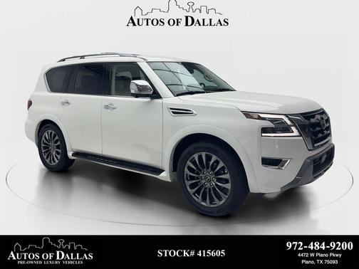 Aspen White Tricoat 2024 Nissan Armada Platinum 2WD